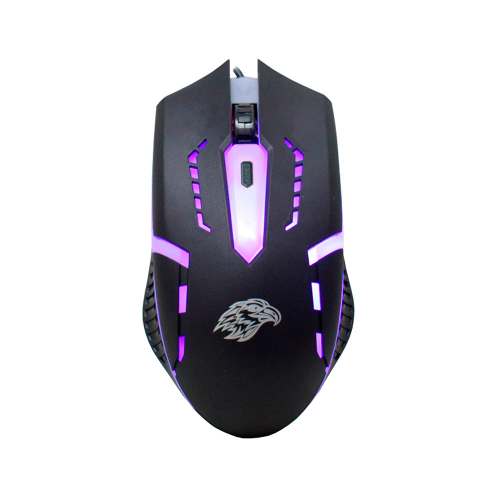 Kit Gamer KM52 K-Mex RGB - Teclado Anti-Ghosting KM52, Mouse M0A8 1000 DPI, Mousepad FX-X2218 - B3KM5228U11CB1X