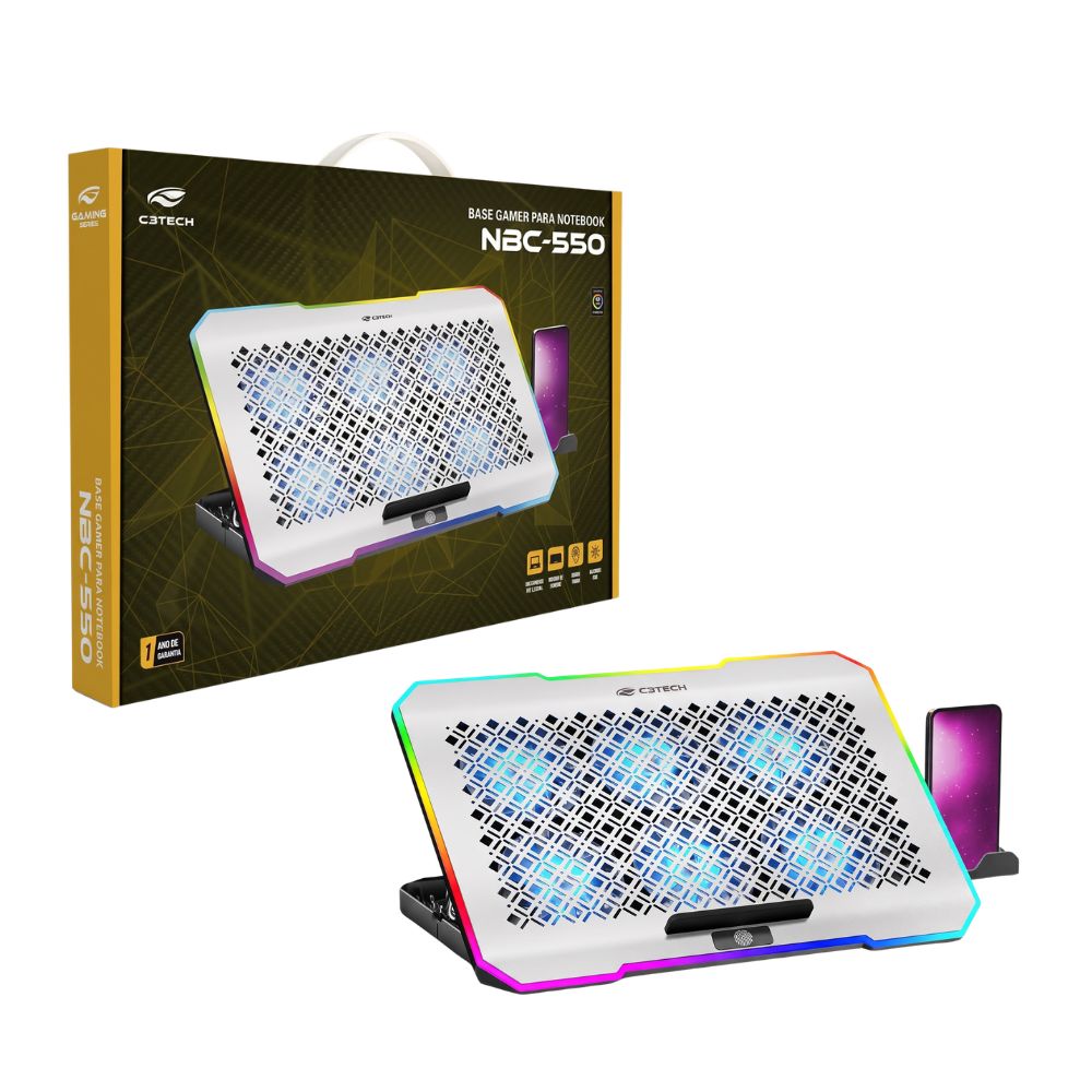Base Para Notebook 17,3" Gamer NBC-550SI C3Tech Gaming