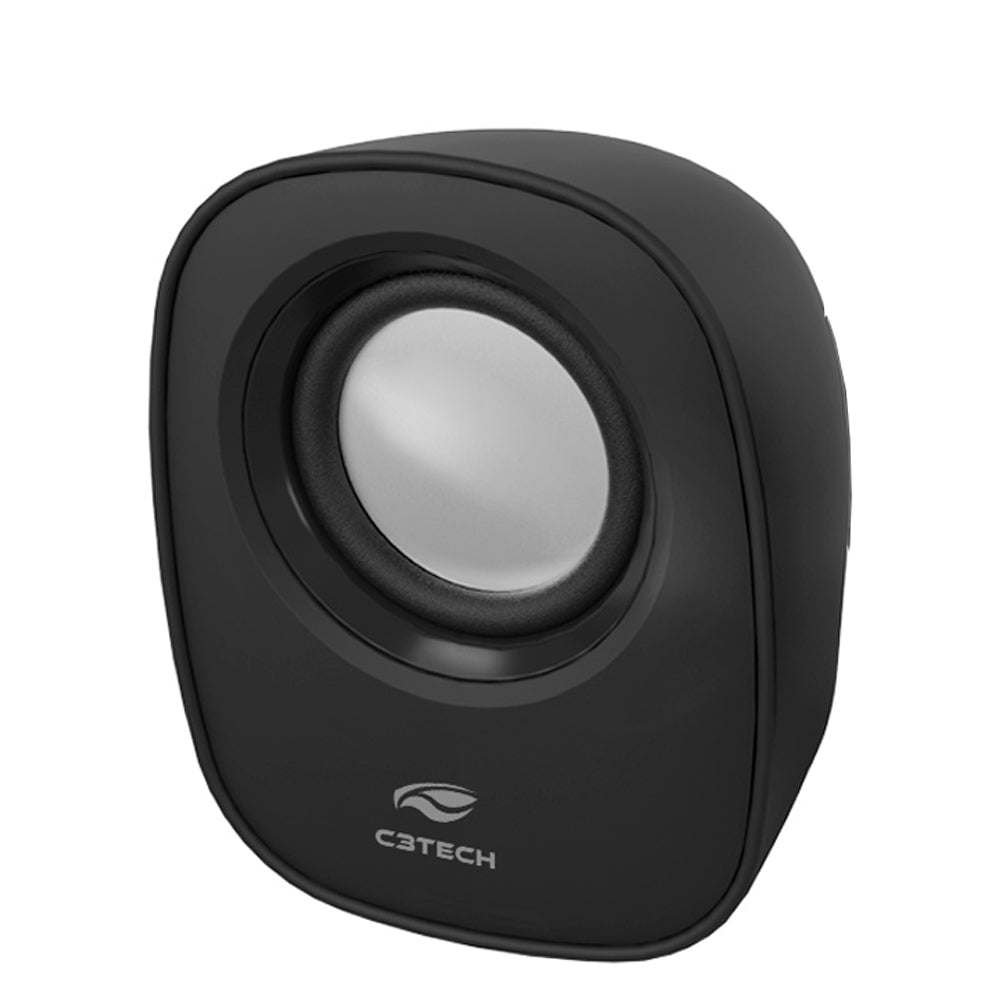 Caixa De Som Speaker 3W USB 2.0 - SP-30BK C3tech Preto