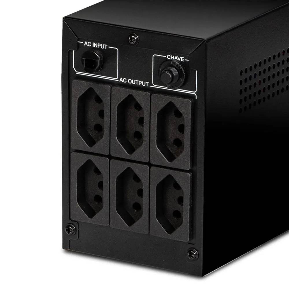 Nobreak UPS Get 800VA AUT/115V 6 Tomadas