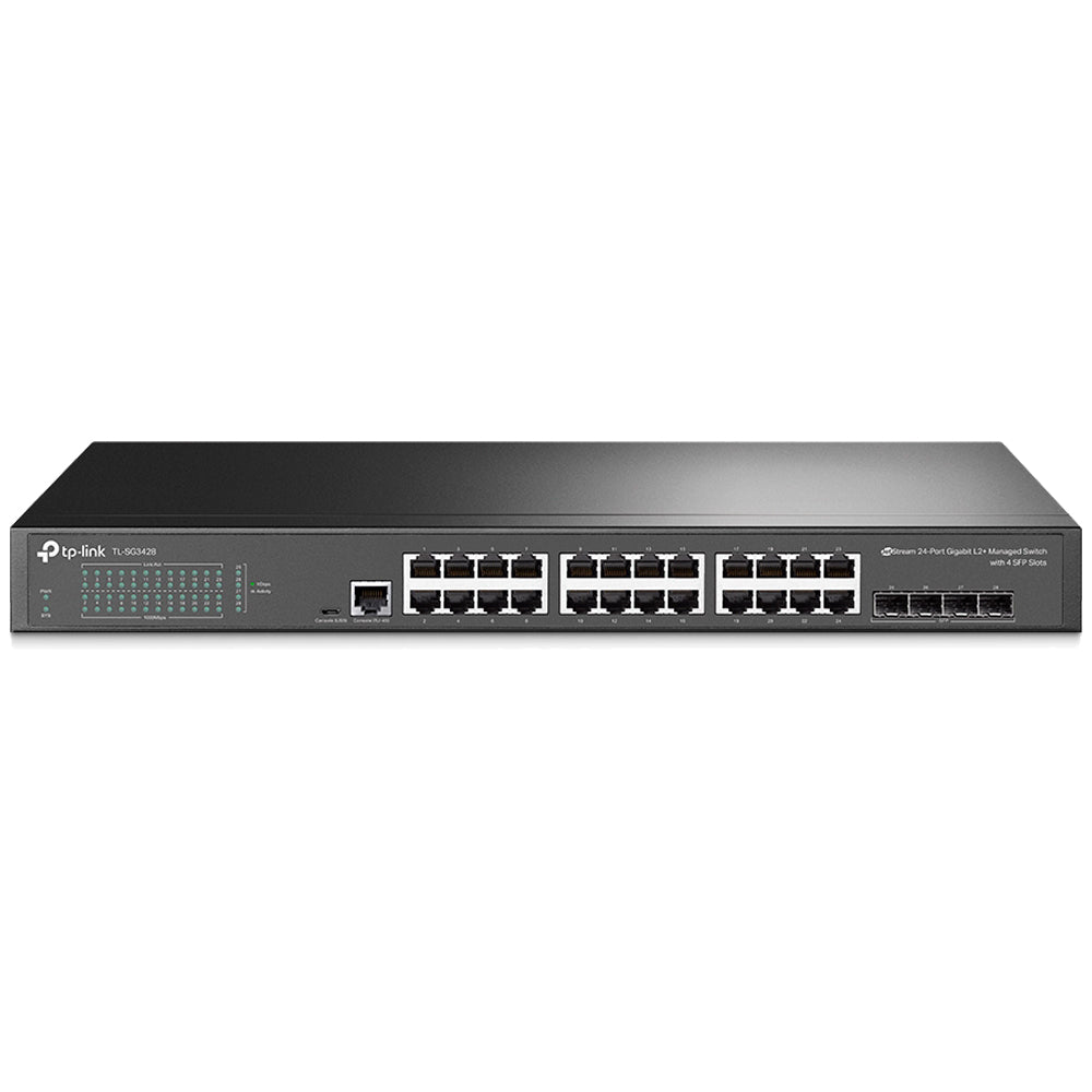 Switch 24 Portas Gerenciável TP Link TLSG3428 Giga l2+24 portas 4 SFP Jetstream - Tp-Link
