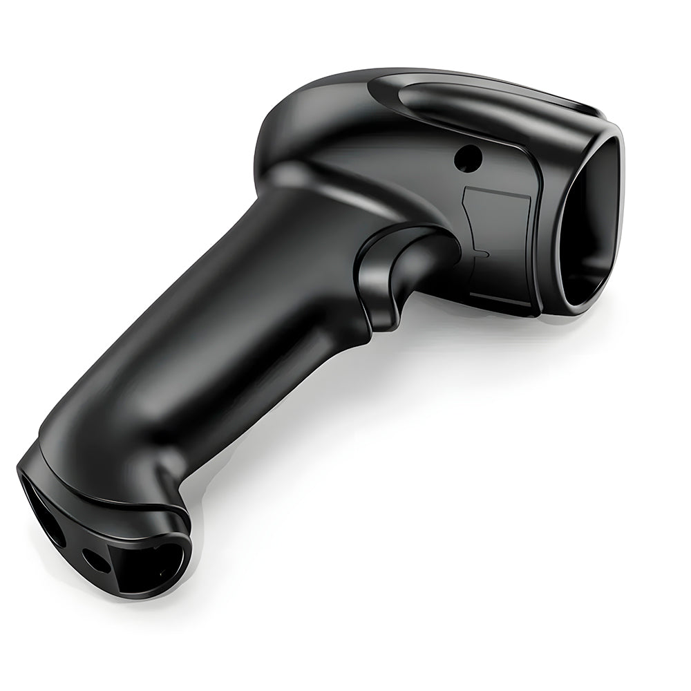 Leitor de Código de Barras 1D USB, Laser Bidirecional, 200 Leituras Por Segundo, Goldentec - Preto