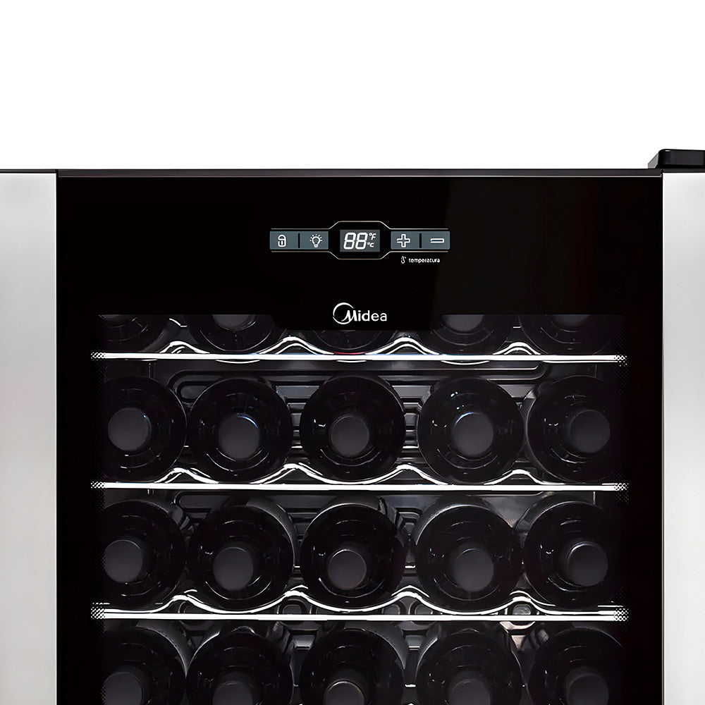 Adega Climatizada de Vinhos 24 Garrafas Midea WBB242, 220V