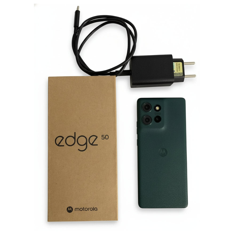 Smartphone Motorola Edge 50 5G Verde, 12GB+12GB RAM Boost, 256GB, Snapdragon 7 Gen 1 6.7" pOLED 144Hz 50MP Sony Moto AI