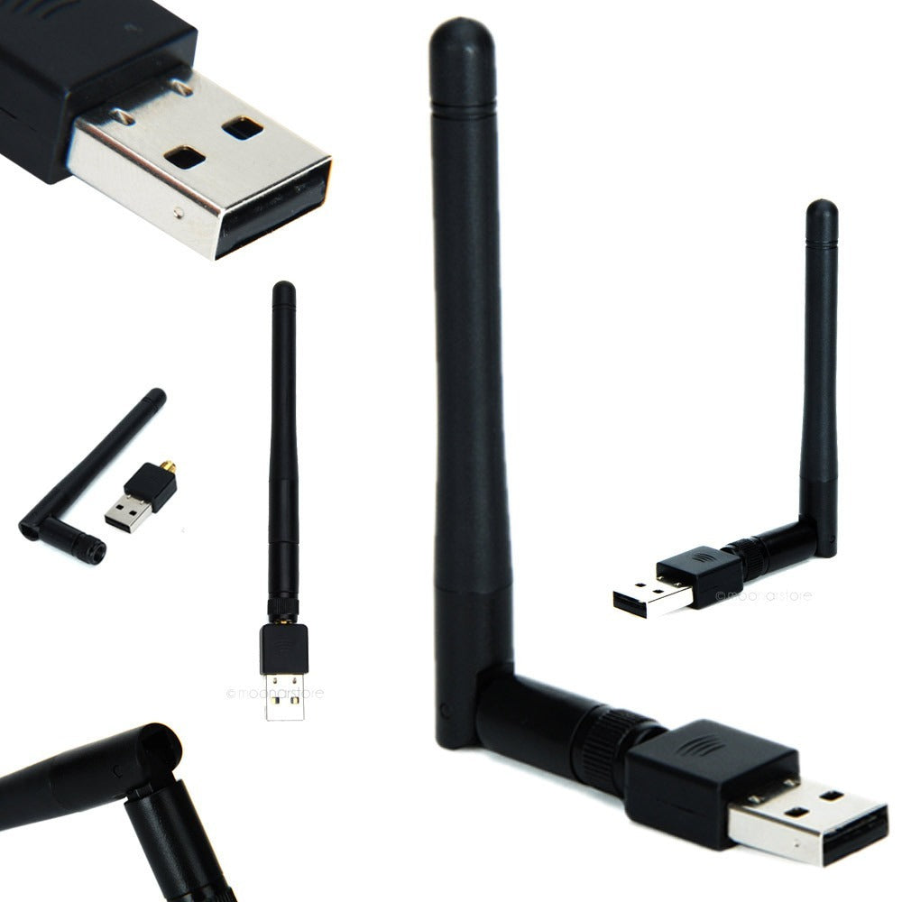 Adaptador Wi-Fi Usb Com Antena 802.iin 900 mbps Wireless