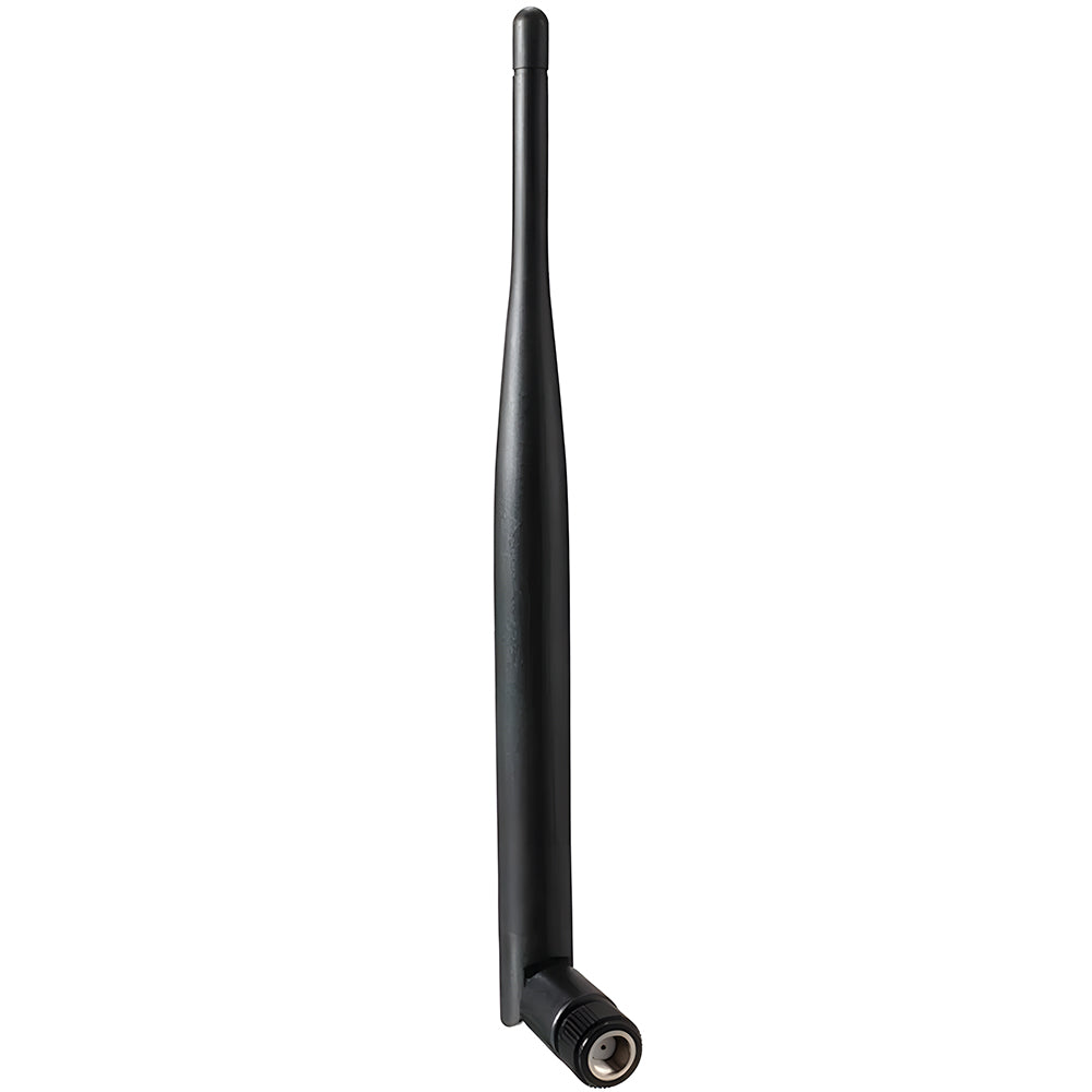 Antena Wi-Fi Sem Fio 2.4 GHz 5dBi RP SMA Macho 19cm - Preto