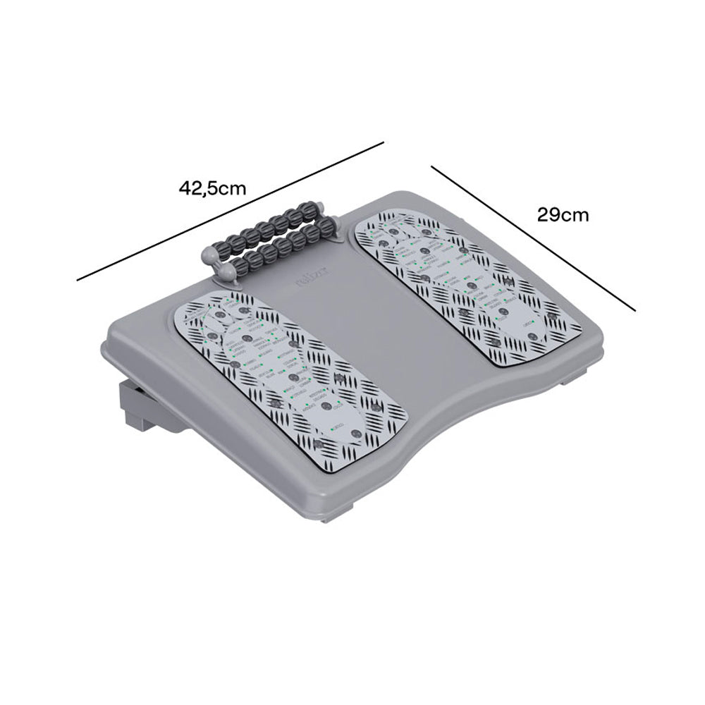 Apoio Ergonômico para Pés com Massageador Magnético, Ajustável - Reliza Ergolight
