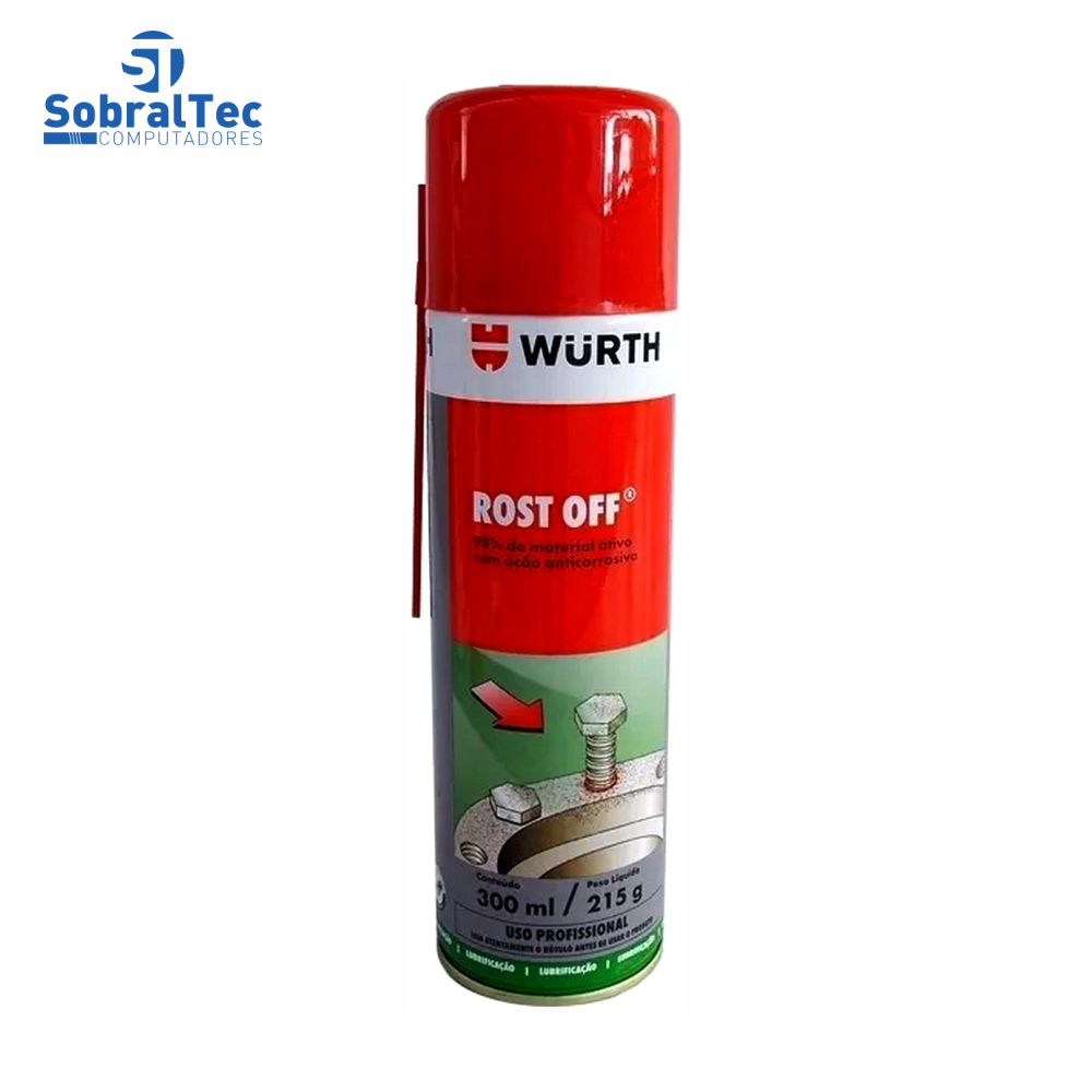 Desengripante e Lubrificante Rost Off Wurth 300ml
