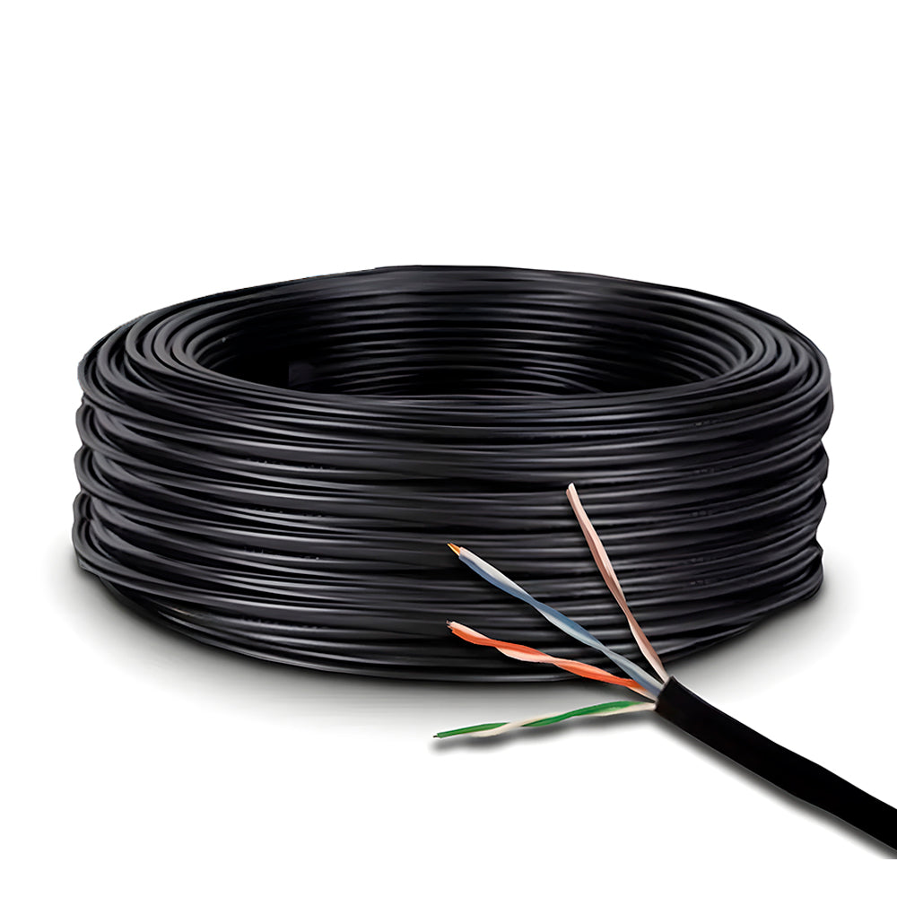 Caixa de Cabo de Rede Cat 5 D Connect Preto 305 Metros