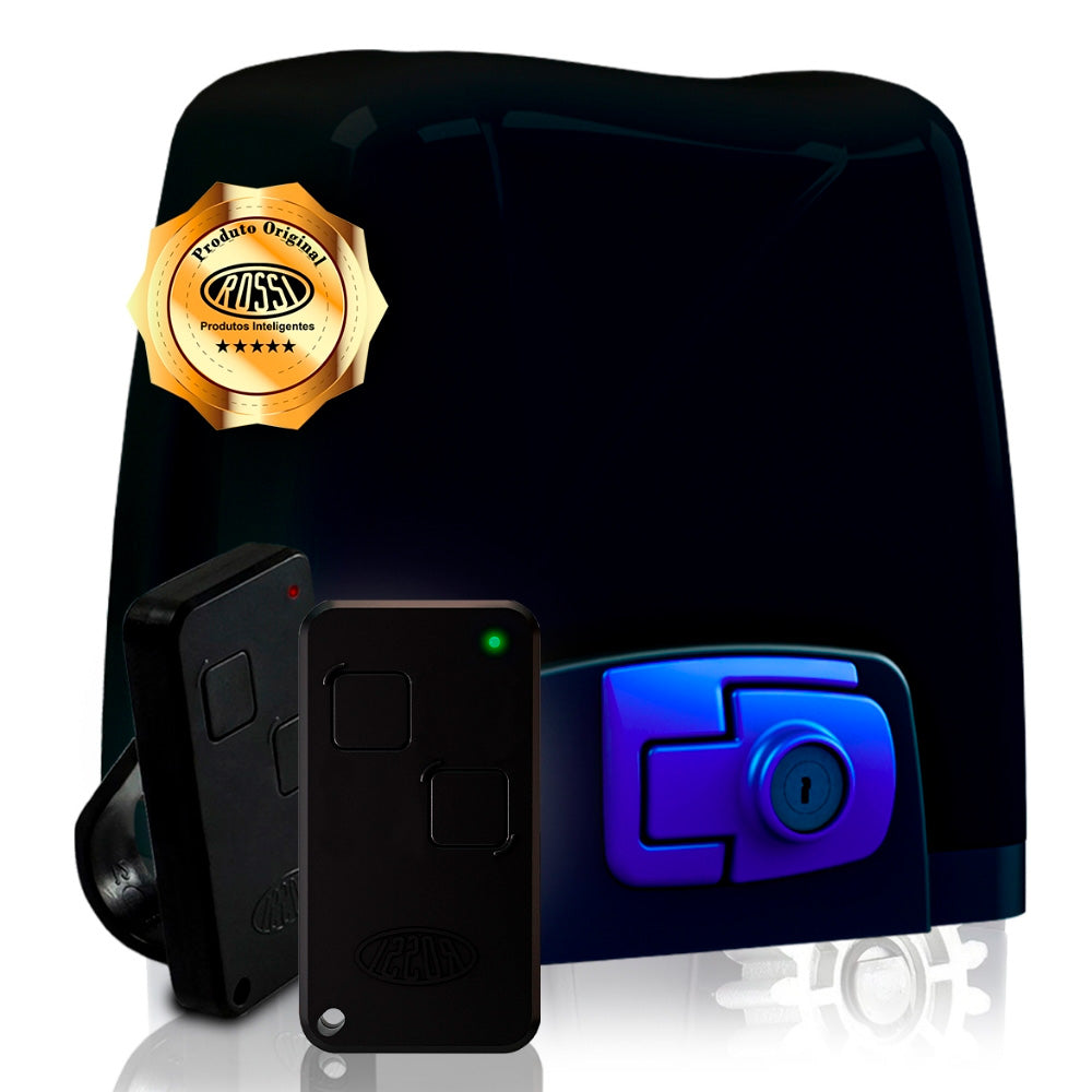 Motor de Portão Rossi DZ NANO 36 VIP 220V, Suporta Portão de Até 500KG, Com Cremalheiras