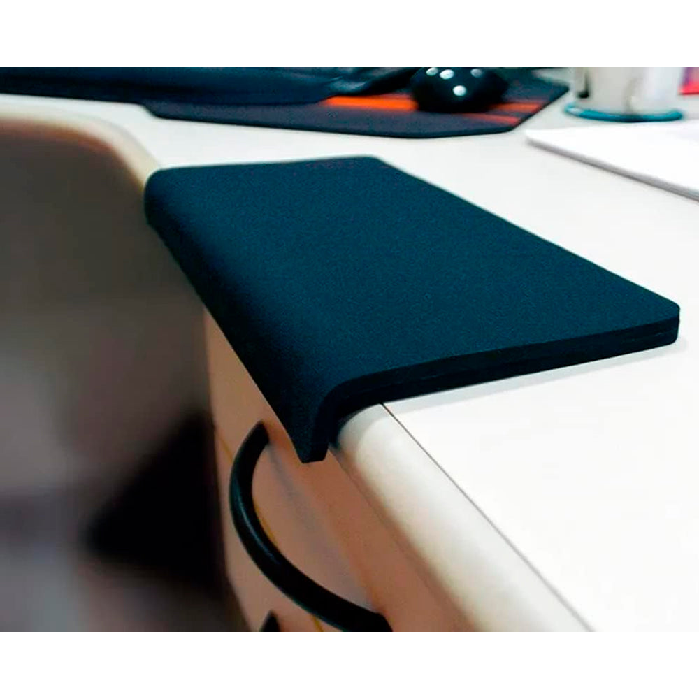 Descanso Ergonômico Quebra-Quina, Reliza Confort Single, Apoio Anatômico - Preto