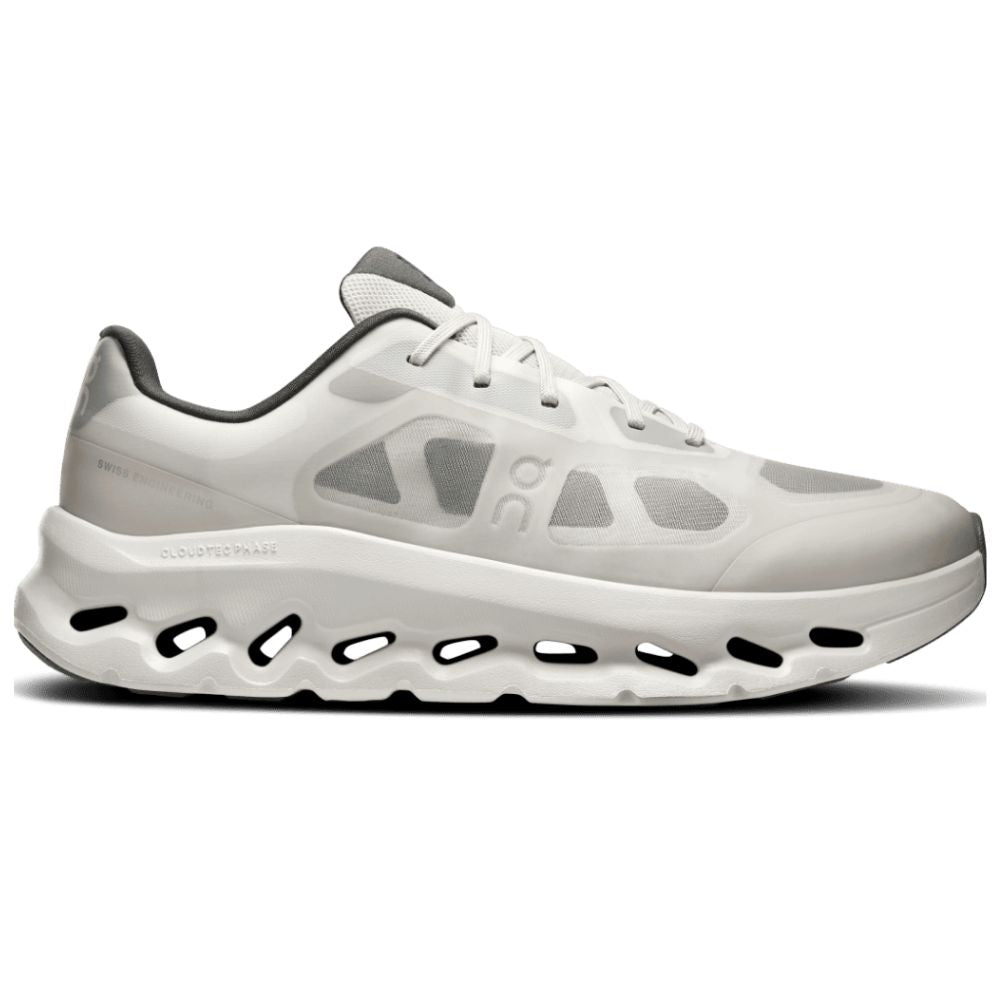 Tênis On Running Feminino Tamanho 37 Com Tecnologia CloudTec Phase™,Drop de 7 mm e Superespuma Helion™ - (Alloy/Ivory)