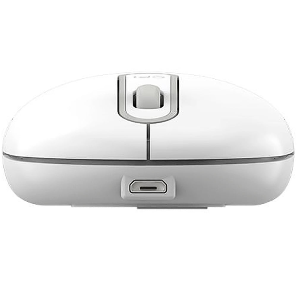 Mouse Sem Fio Recarregável WS207, 1600 DPI, Lecoo - Branco