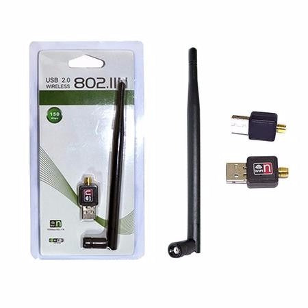 Adaptador Wi-Fi Usb Com Antena 802.iin 900 mbps Wireless