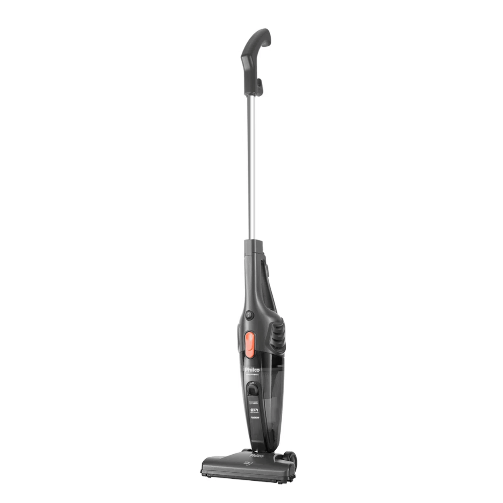 Aspirador de Pó Philco PAS1450C- 1300W, 2 em 1, Preto, 220V