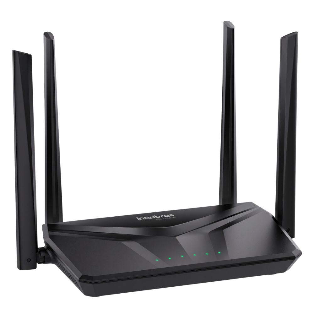 Roteador Wireless W5-1200GS Intelbras Wi-Fi 5 Dual Band Ac1200 Mesh Até 120m² 300 Mbps em 2,4 GHz e 867 Mbps em 5 GHz