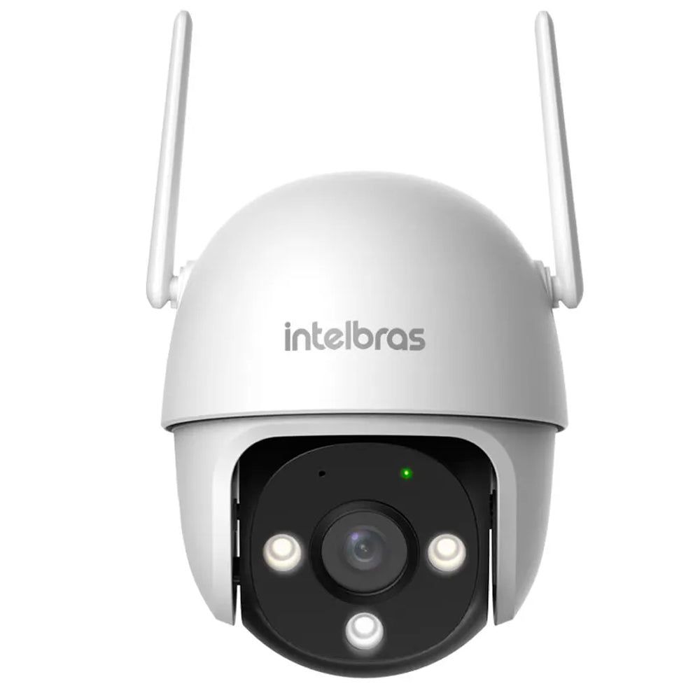 Câmera de Segurança Intelbras IP, iM7 S Full Color, Wi-Fi, Full HD, Visão 360 Graus, Mini Sped Dome, Branca