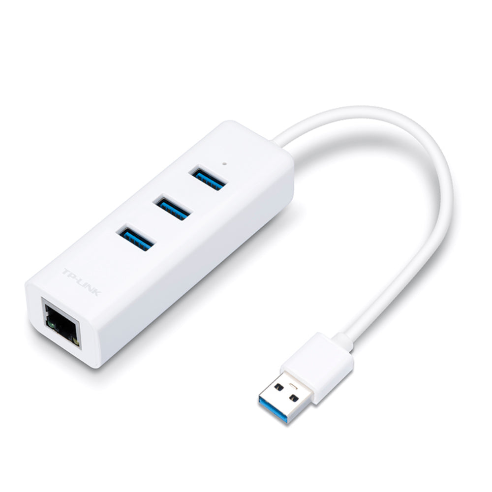 Hub USB 3.0 TP-Link UE330 e Placa de Rede Externa Gigabit RJ45 Windows Mac Linux