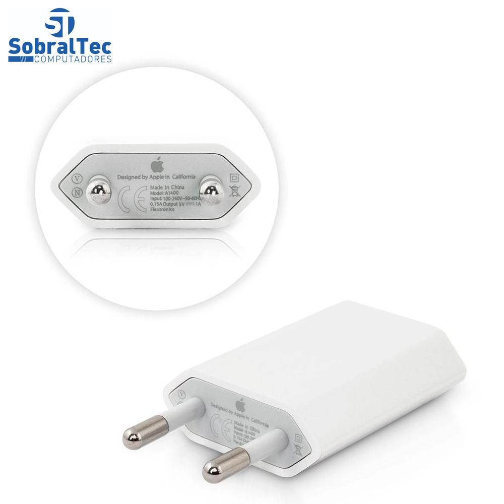 Carregador Iphone Sem Cabo 5V 1a 5W -Branco - MD813ZM