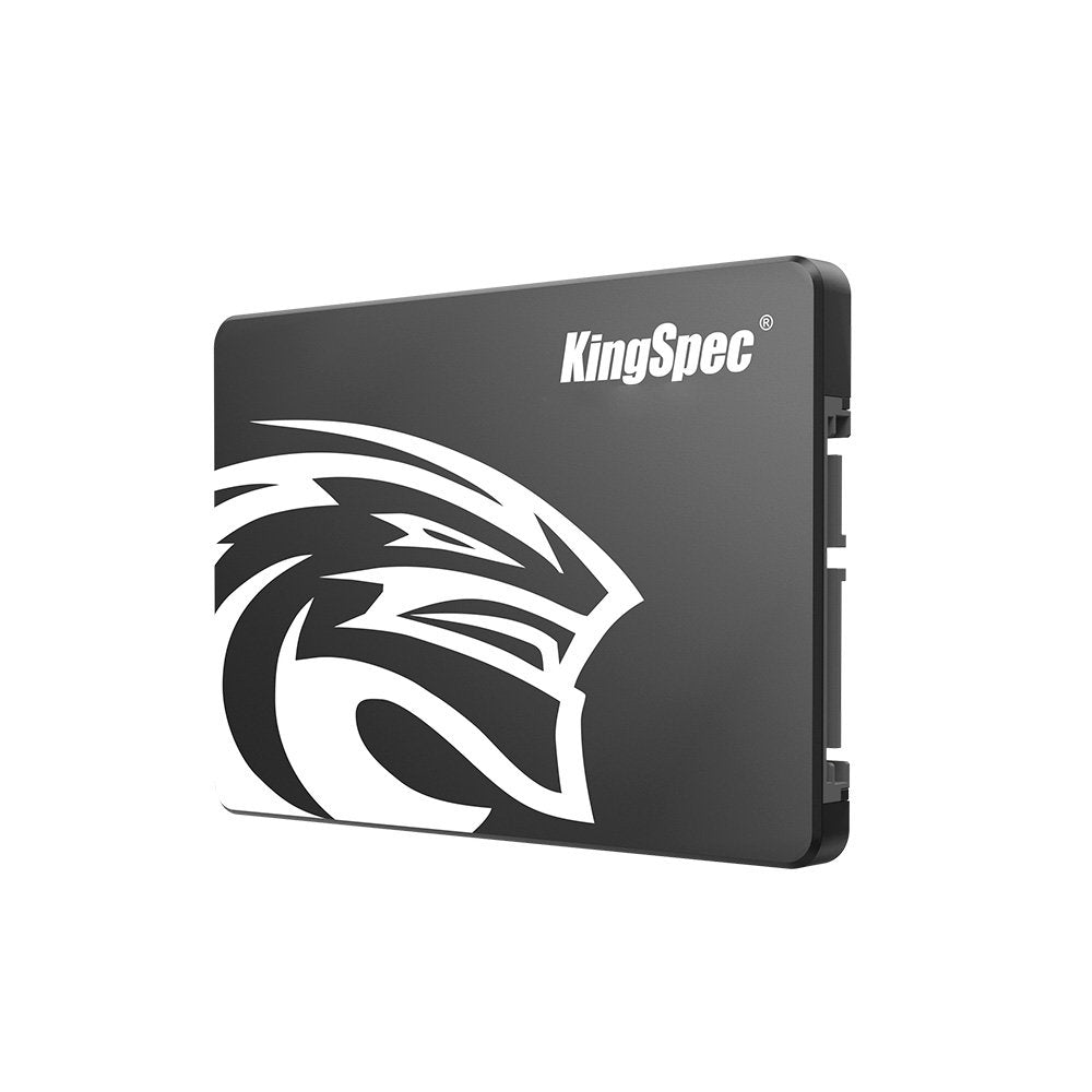 SSD KingSpec 120GB 2,5" SATA III 6Gb/s NAND 3D, Leitura 570MB/s, Gravação 520MB/s, MTBF 1M h, P4-120