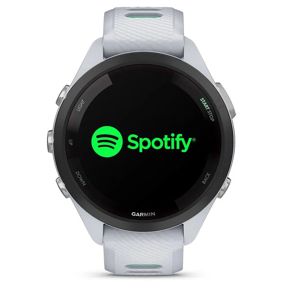 Smartwatch Garmin Forerunner 265S 42mm AMOLED GPS Wi-Fi Bluetooth, Cinza Claro/Verde Água