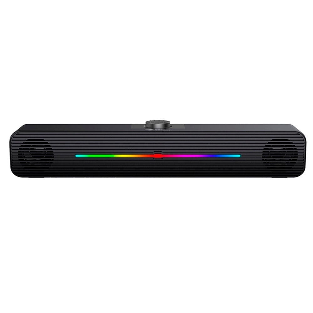 SoundBar 2.0 6W Conexão P2 Alimentação USB Drive 50mm C3Tech SB-50BK  Preto
