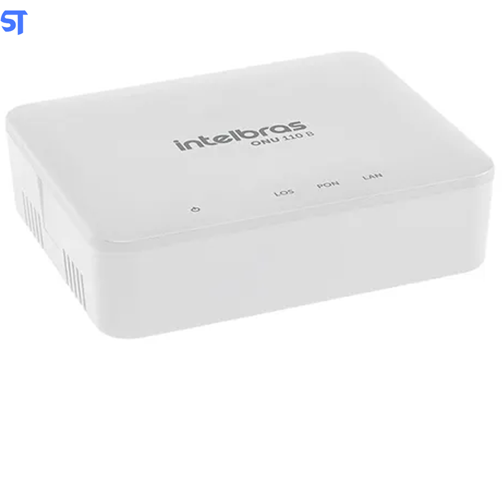 Conversor de Sinal Protocolos Gpon/Epon 1P PON / 1P LAN - ONU 110B, Intelbras