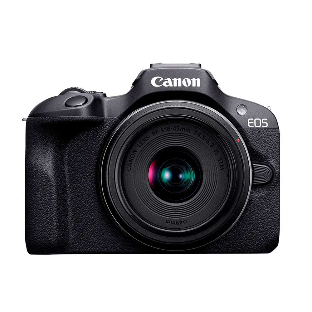 Câmera Digital Canon EOS R100, 24.1MP, WiFi, Lente RF-S 18-45mm F4.5-6.3 IS STM - 6052C043AA