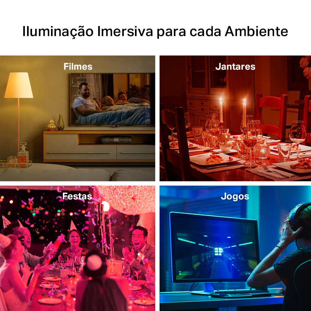 Lâmpada Smart TP-Link L530E, 8.2W, Wi-Fi, Com Ajuste De Cor, Alexa, Bivolt - Tapo L530E(BR)