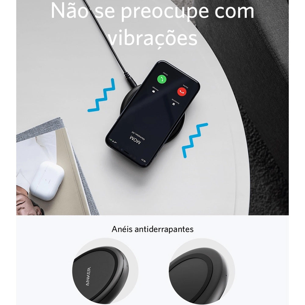 Carregador Wireless Anker PowerWave ii Pad Bivolt