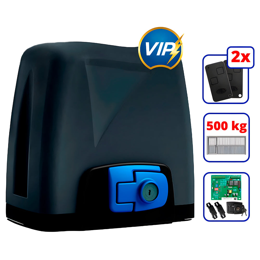 Motor de Portão Rossi DZ NANO 36 VIP 220V, Suporta Portão de Até 500KG, Com Cremalheiras