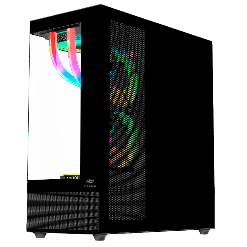 Computador Gamer Core I5-13400F, RTX 3060, RAM 32GB DDR4, SSD 512GB NVME, Water Cooler, Fonte ATX 750W, Gab MT-G850BK