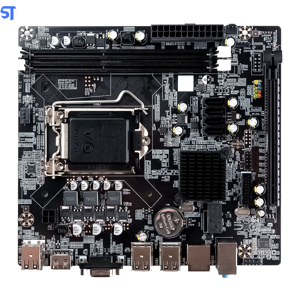 Computador Core i5, 3470, SSD 256GB, Memória Ram 8GB, Com Slot Para SSD M2, Gab MT-32BK, Windows 10 Pro