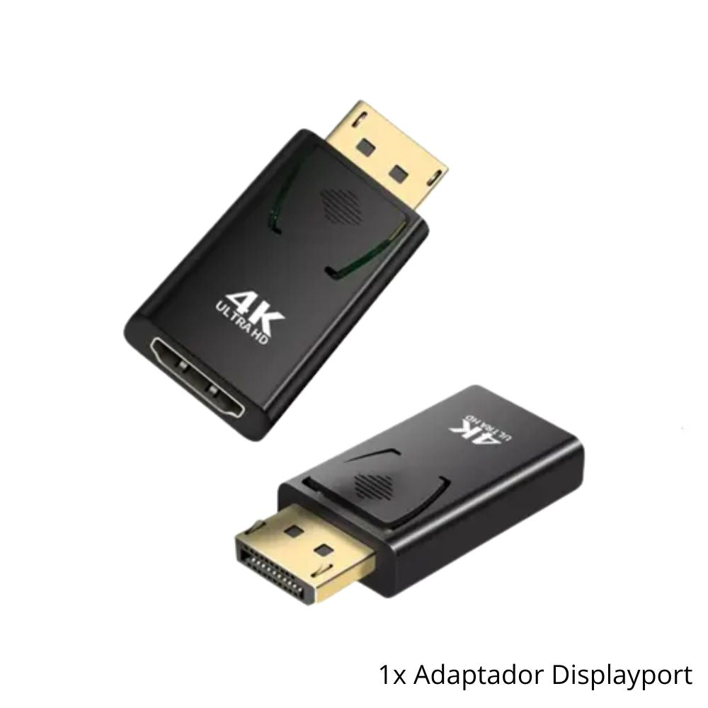 Adaptador Displayport para HDTV 4K Ultra HD Full HD 1080p, Átomo