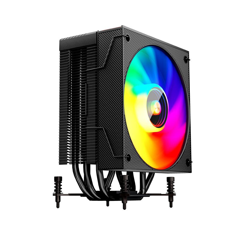 Cooler para CPU Aerion Titan CPU100 ARGB Preto, 120 mm, Rolamento Hidráulico