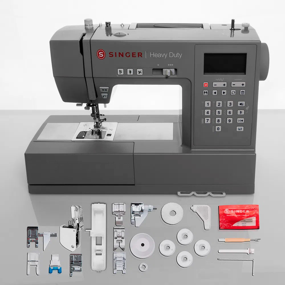 Máquina de Costura Singer, Heavy Duty HD6805C, Eletrônica, Bivolt