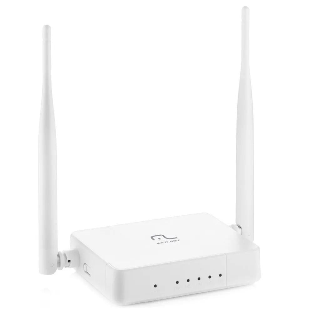 Roteador Multilaser RE170 300Mbps Wireless Bivolt 2.4GHz Homologado 2 Antenas Fixas Com Alcance de 5dBi