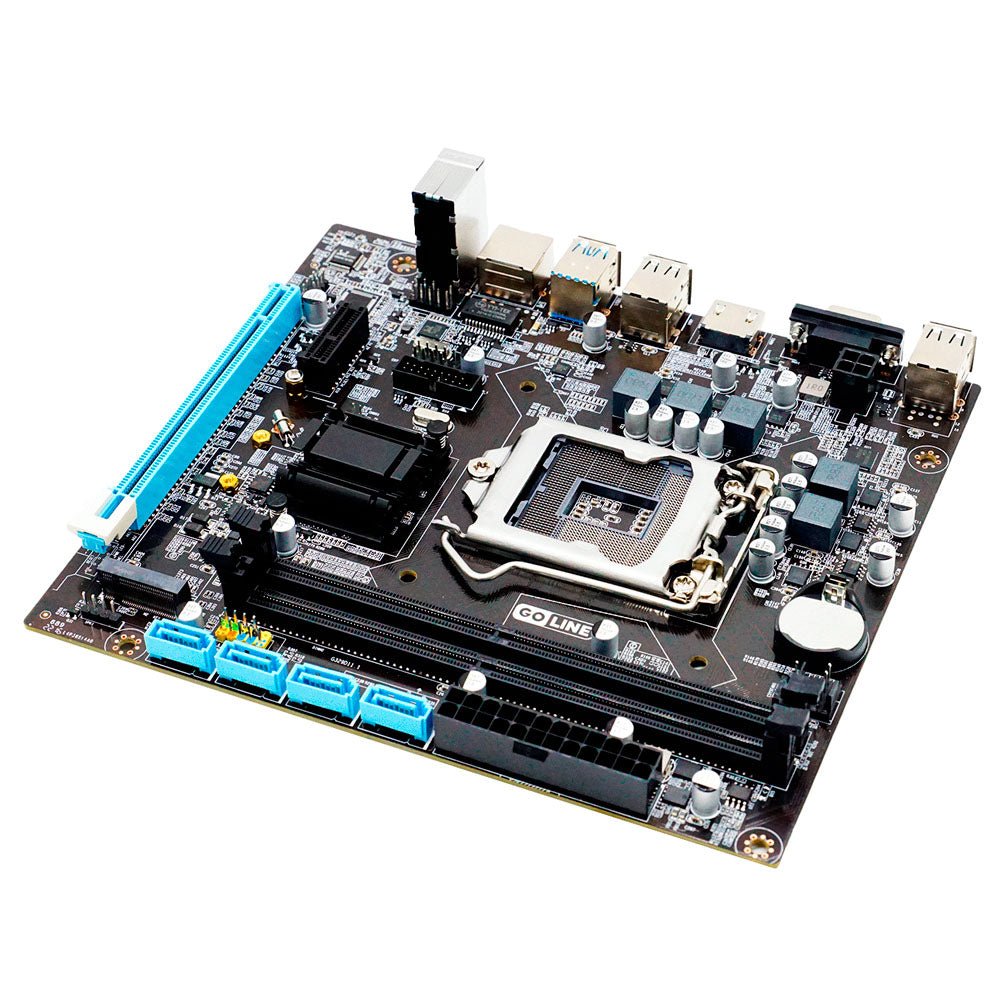 Placa Mãe Goline H110M-GD4, LGA1151, DDR4, LAN Gigabit 1.000MB & M.2 NVME, Para 6ª e 7ª Geração Intel