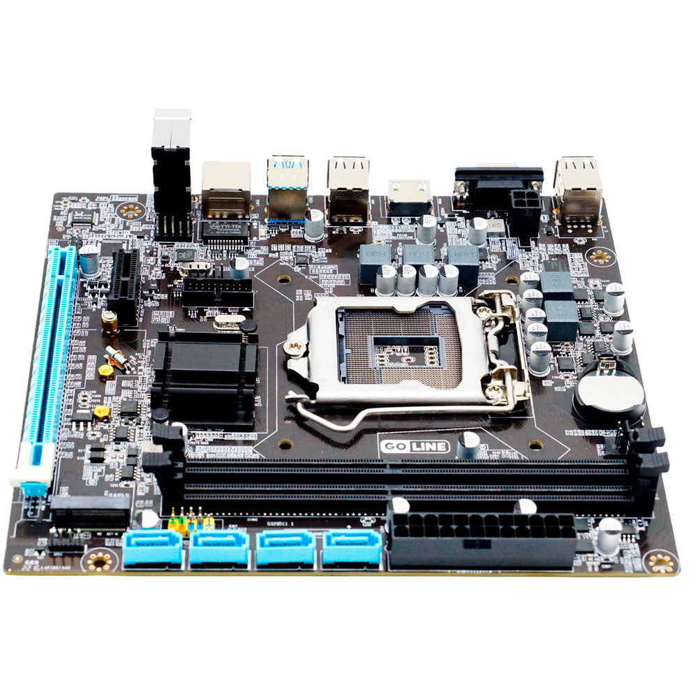 Placa Mãe Goline H110M-GD4, LGA1151, DDR4, LAN Gigabit 1.000MB & M.2 NVME, Para 6ª e 7ª Geração Intel