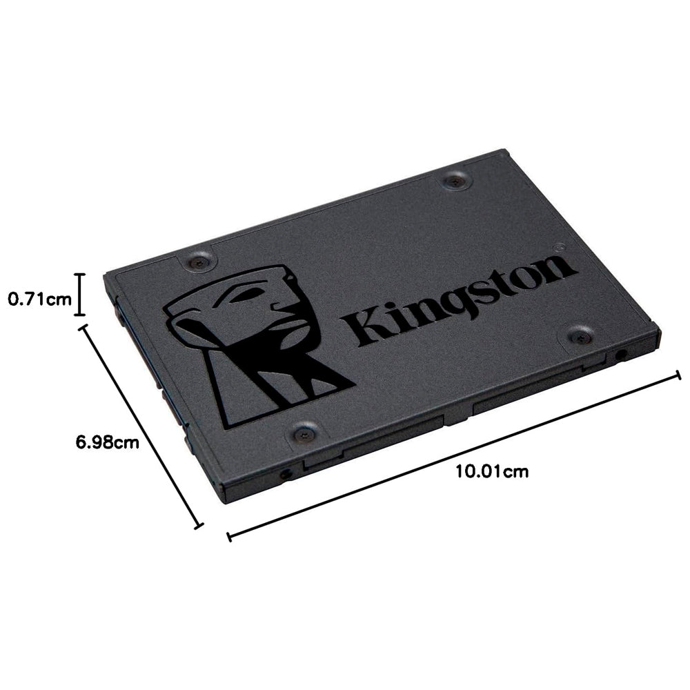 HD SSD Kingston 960GB SA400S37/960G, SATA III 2.5", Leitura 500MB/s, Gravação 450MB/s