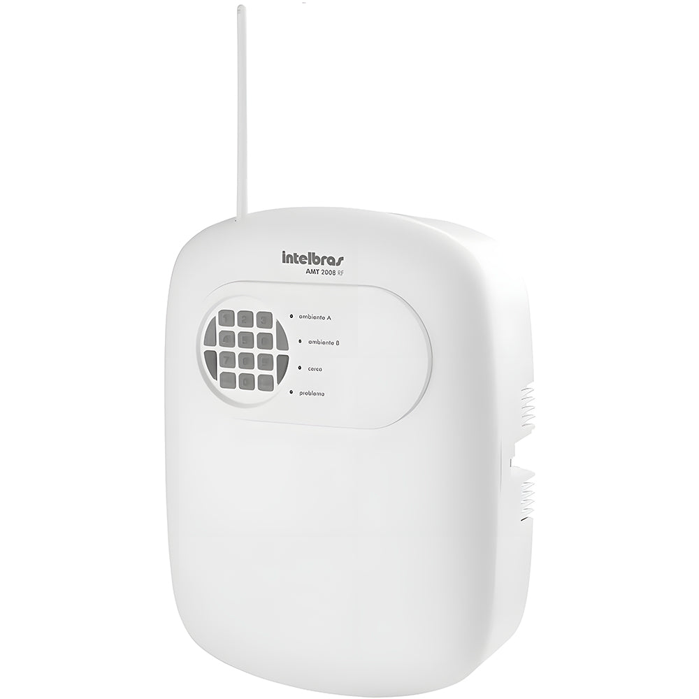Central de Alarme Intelbras AMT 2008 RF, Com Discadora - Branco