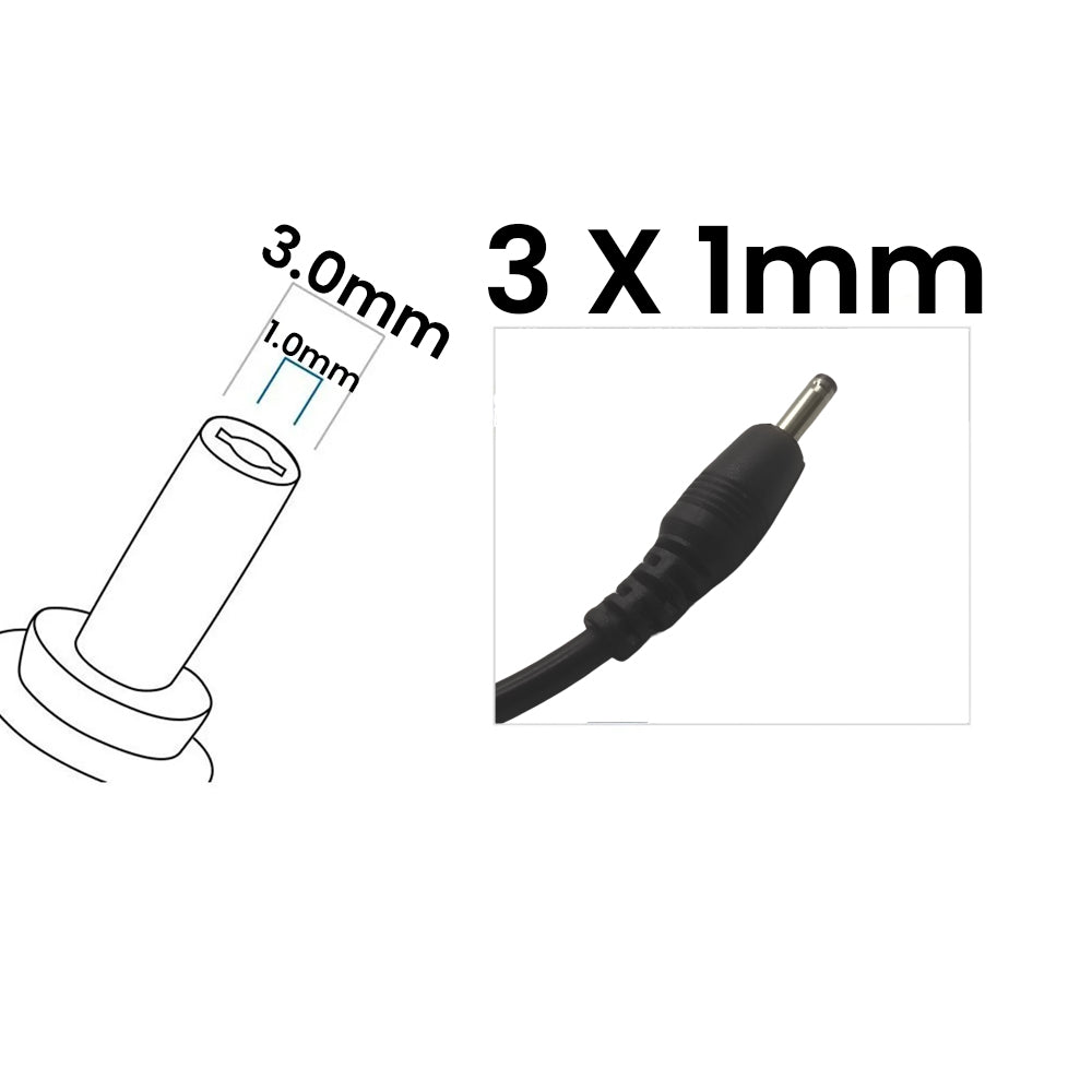Fonte Compatível Notebook Positivo, 5V, 3A, STILO ONE XC3550, PN: 1500-02, Plug Preto 3.0mm x 1.0mm
