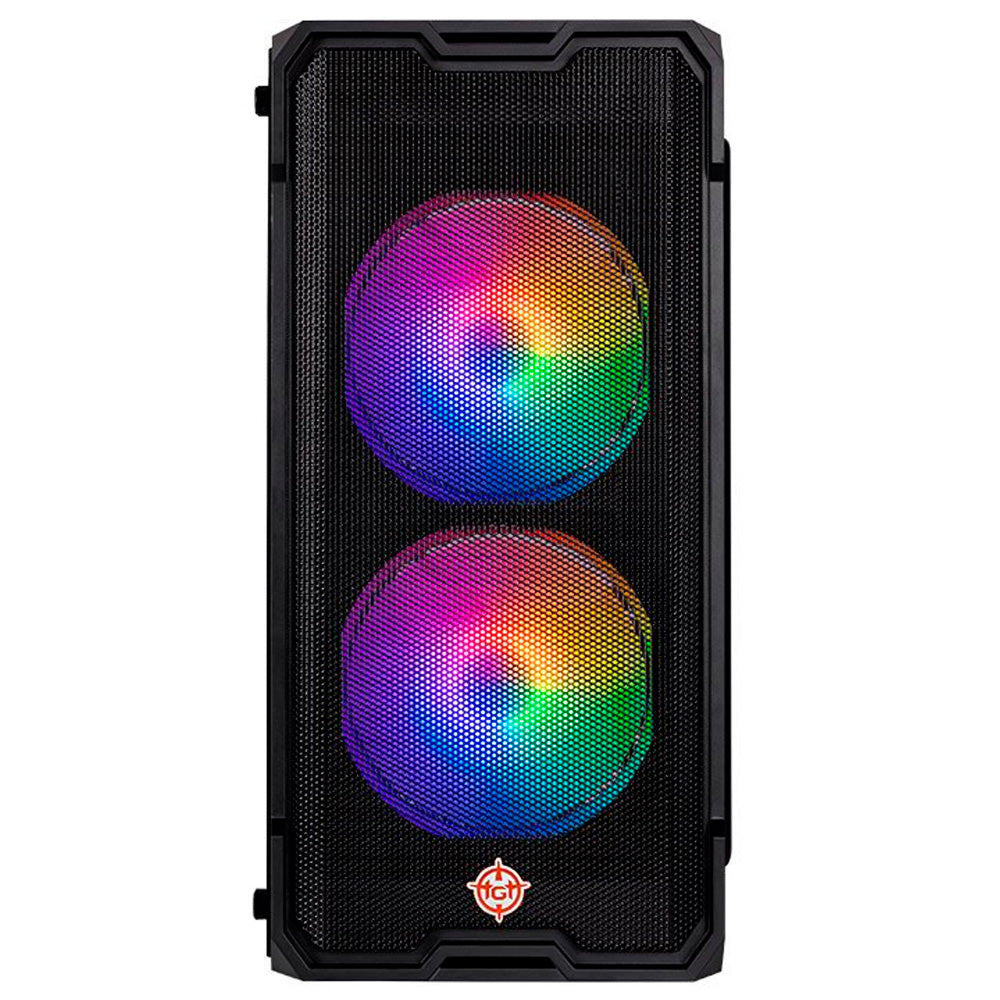 Gabinete Gamer TGT Jester, Mid-Tower, Lateral de Vidro, Com 2 Fans, Preto, TGT-JSR-BKGF01
