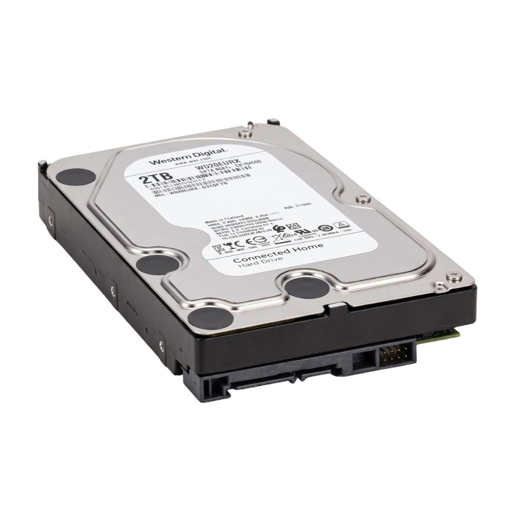 HD 2TB Western Digital SATA 6Gb/s WD20EURX IntelliPower (~5400 RPM) DVR / NVR / CFTV