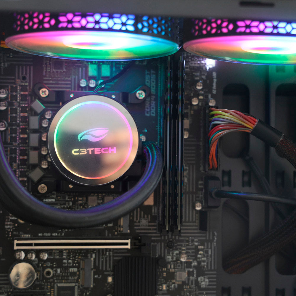 Water Cooler Gamer 120mm C3tech FC-W360RGB Preto