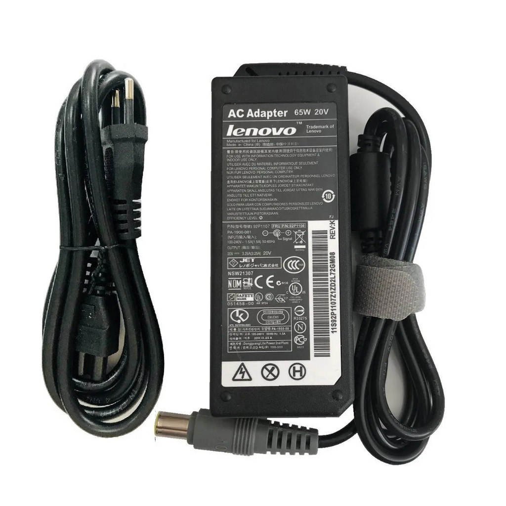 Fonte Notebook Lenovo 20v 3,25a 65w original (Pino Grosso ) ADP-65KH B Usd