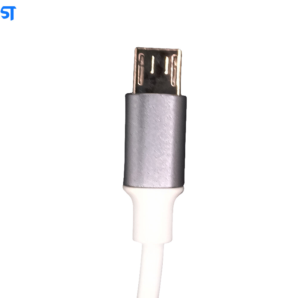 Carregador Rápido V8 Com Duas Portas USB 4.8A de Alta Potência Inova Branco - KV-G5190S