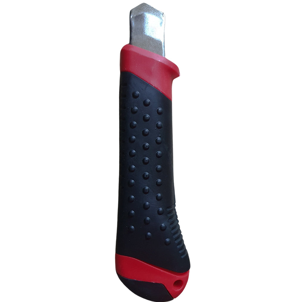 Estilete Profissional Cutter Knife Com Laminas 18mm Vermelho - Atomo
