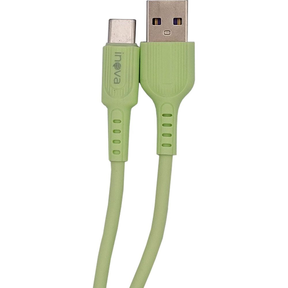 Cabo de Dados USB Carregamento 2.4A Tipo C Verde- CBO-5720