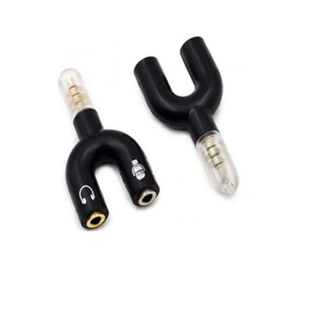 Adaptador P3 Para P2 Microfone e Fone Para Celular e Notebook - Várias Cores
